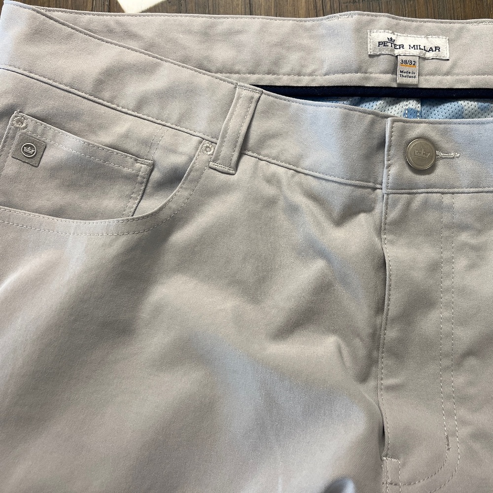 Peter Millar men’s BRItish gray casual pants